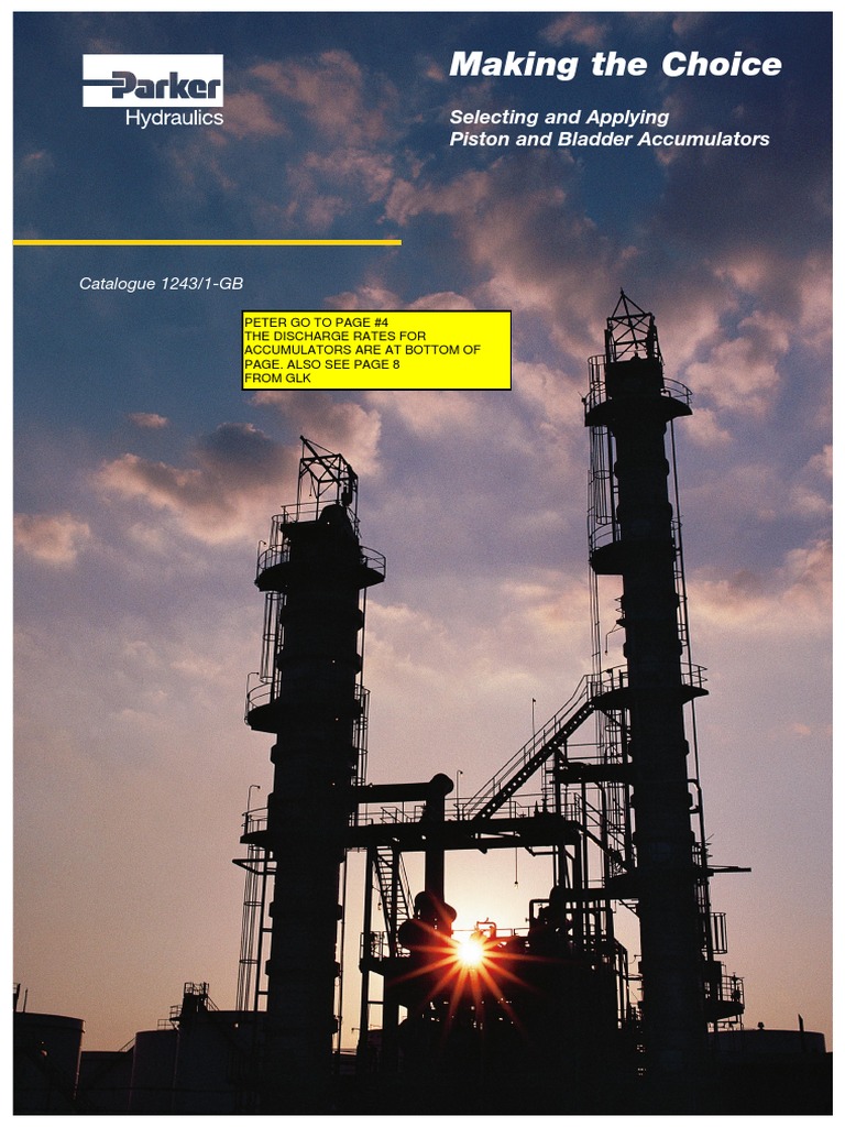 Making The Choice Selecting and Applying Piston and Bladder