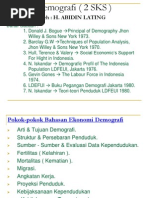 Download Ekonomi Demografi Power Point baruppt by Toni Prasetyo SN169338279 doc pdf