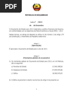 Proposta de Lei OE 2013