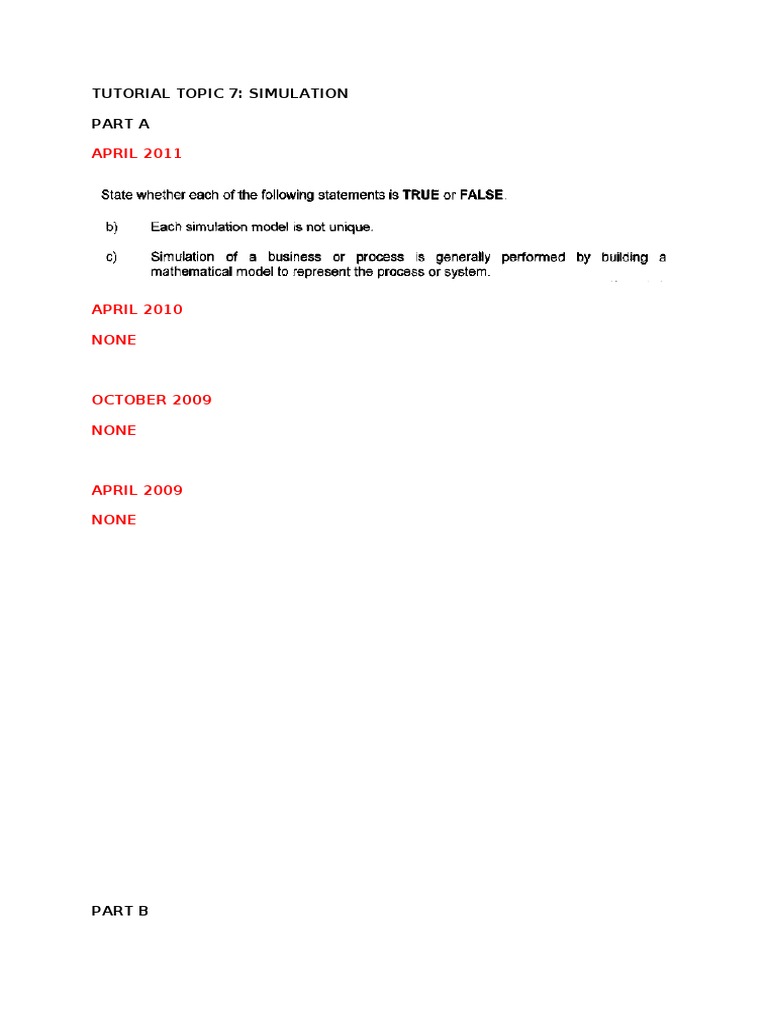 Simulation Tutorial: Stock Reorder Points | PDF