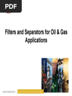 Filters and Separators For Oil & Gas Filters and Separators For Oil & Gas Applications