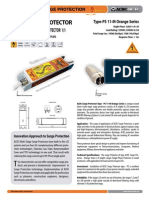 Surge Protector - Datasheet Type - PS 11-M Orange Series (http://shop.acdc-dcac.eu/)