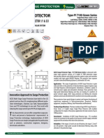 Surge Protector - Datasheet Type - PI 7100 Green Series (http://shop.acdc-dcac.eu/)