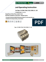 Surge Protector - Installation Instruction Type-PI 1 - 1-GS (Http://shop - Acdc-Dcac - Eu/)