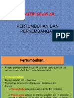 Pertumbuhan Dan Perkembangan