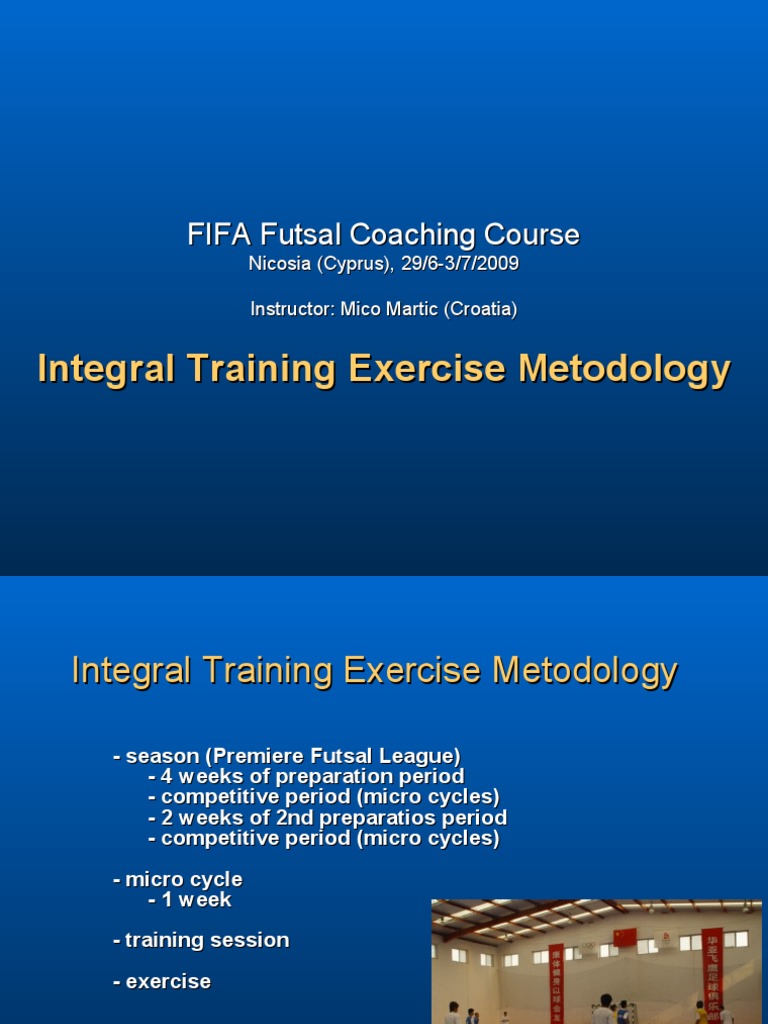 FIFA Futsal Coaching Methodology | PDF