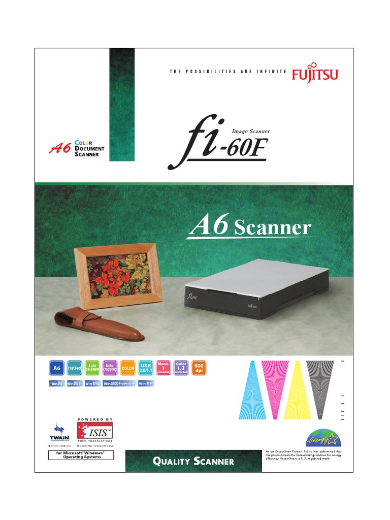 Brochure - Fujitsu Fi-60f PDF | PDF | Image Scanner | Optics