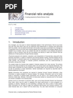 Financial Ratio Analysis