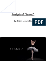 Analysis of "Sealed": by Dmitry Lesnevskiy