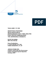 Identifikasi Penyebab Kecelakaan Kerja Menggunakan Fault Tree Analysis Pada Proyek Pembangunan The Adhiwangsa 2