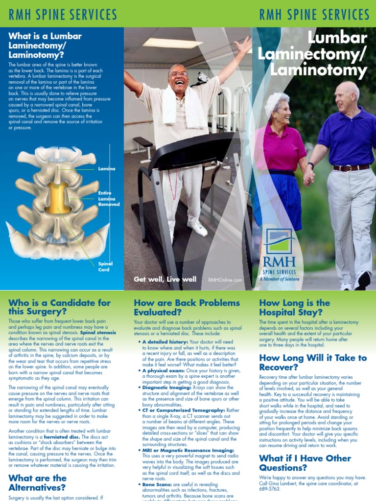 Understanding Lumbar Laminectomy Surgery | PDF | Vertebral Column ...