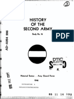 A History of the Army Ground Forces Study Number 16. the Army Ground Forces History of the Second Army