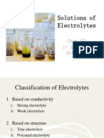 Solutions of Electrolytes 