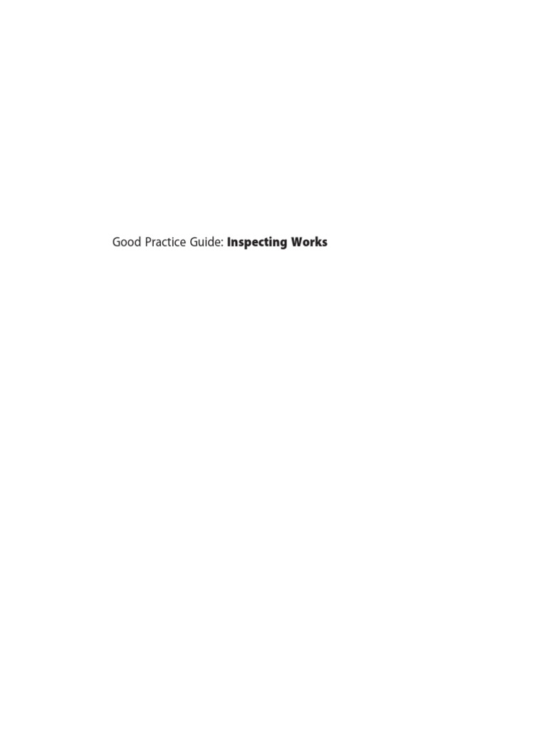 Inspecting Works Architect General Contractor - 