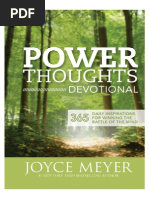 Power Thoughts Devotional, Joyce Meyer - Excerpt