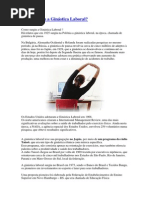 Como surgiu a Ginástica Laboral