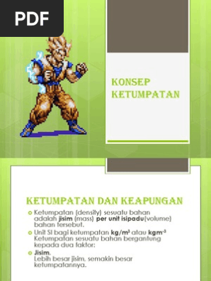 Konsep Ketumpatan Pdf