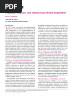 Pandemic Response and International Health Regulations: Short Communication