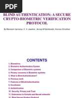 A Secure Crypto-Biometric Verification Protocol