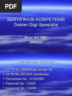 Download SERTIFIKASI KOMPETENSIDokter Gigi Spesialis by DrgDondy SN16945193 doc pdf