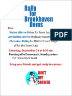 Rally For Brookhaven Dems