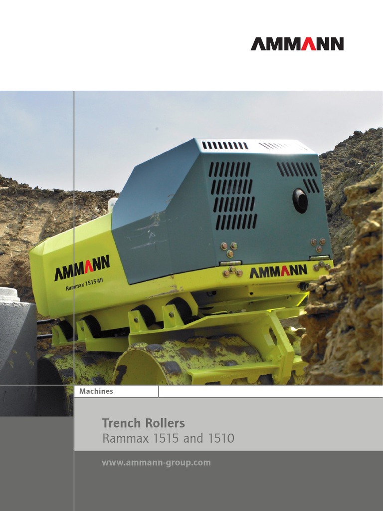 Rammax Trench Rollers Overview | PDF | Remote Control | Transmission ...