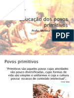 Educação primitiva e concepções iniciais sobre o desenvolvimento humano