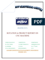 Rotation & Project Report On CNC Machine: Jhansi (U.P.)