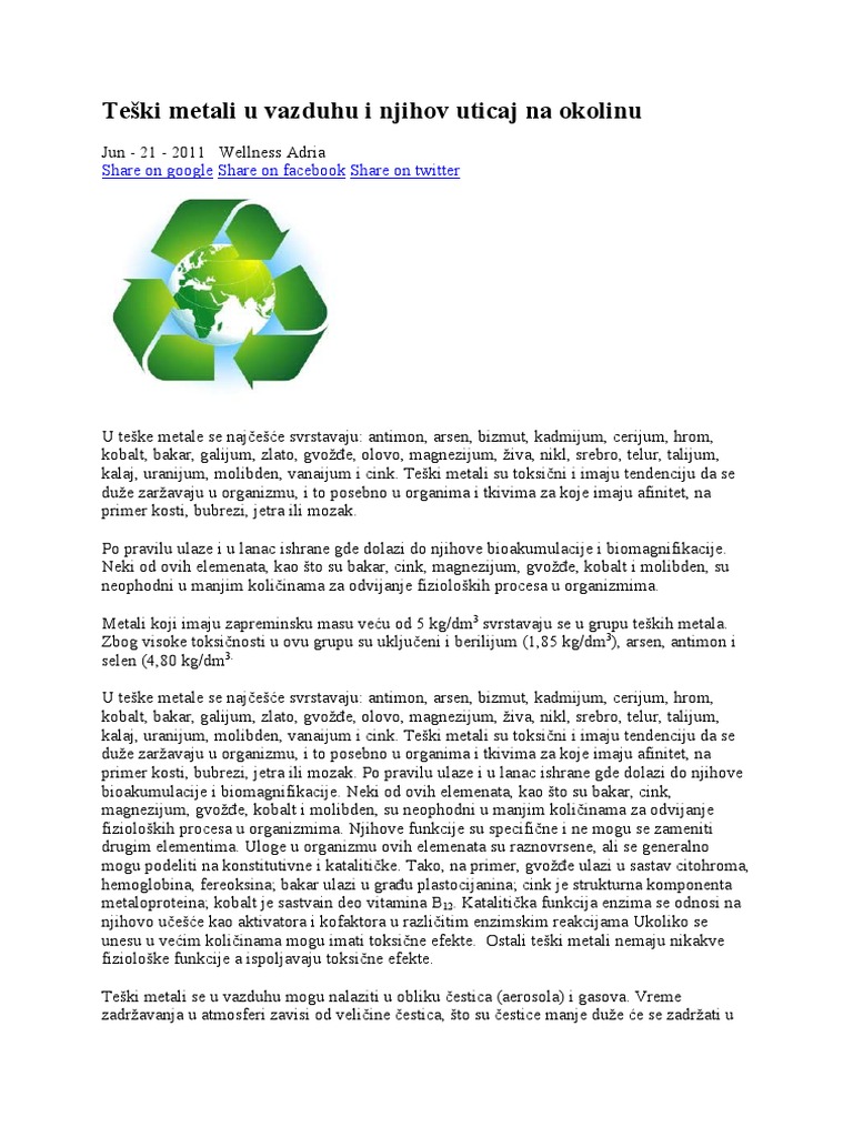 Teški Metali | PDF