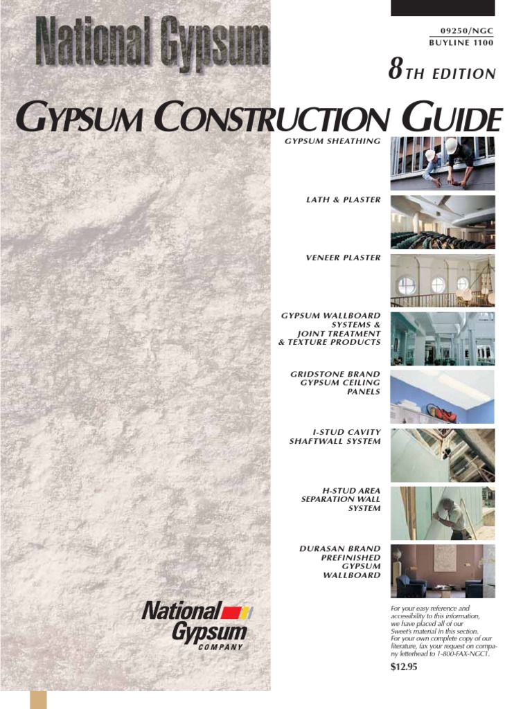 National Gypsum Construction Guide Drywall Framing Construction