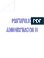 Portafolio Administracion III
