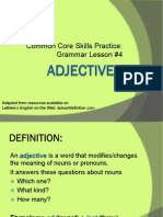 Lesson 4 Adjectives