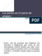 Las Partes en El Juicio de Amparo