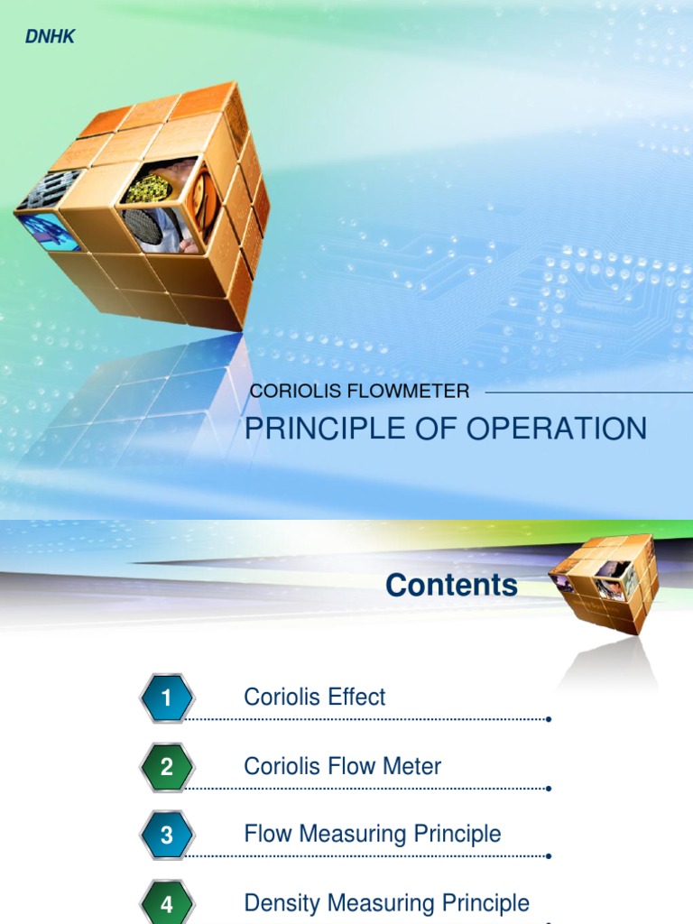 Coriolis Flow Meter Operation Principles | PDF
