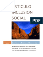 Articulo Inclusion Social