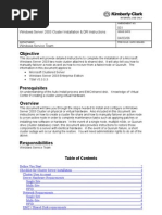 Download Server 2003 Cluster Installation by asif hanif SN16951566 doc pdf