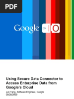 Using Secure Data Connector to Access Google Cloud
