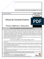 Simulado e Gabarito TCE Oficial de Controle Externo 2013