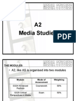 Media Studies - A2 Course Layout