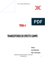 Tema 4 - Transistores de Efecto Campo
