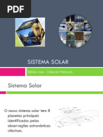 Apresentação nr. 2 - O Sistema Solar