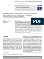 Gladyshev Et Al 2012 Mongolian Upper Paleolithic