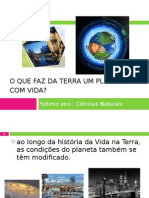 Condições da Terra que permitem a existência de vida - introdução