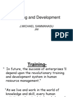 Trainning and Development