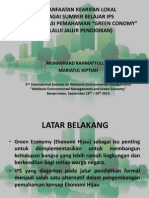 Presentation (Indonesia) - M. Rahmattullah - Mariatul Kiptiah - The Use of Local Wisdom