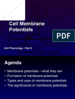 Cell Physiology - Membrane Potentials