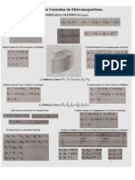 Tabelas Com Fórmulas de Eletromagnetismo FINAL