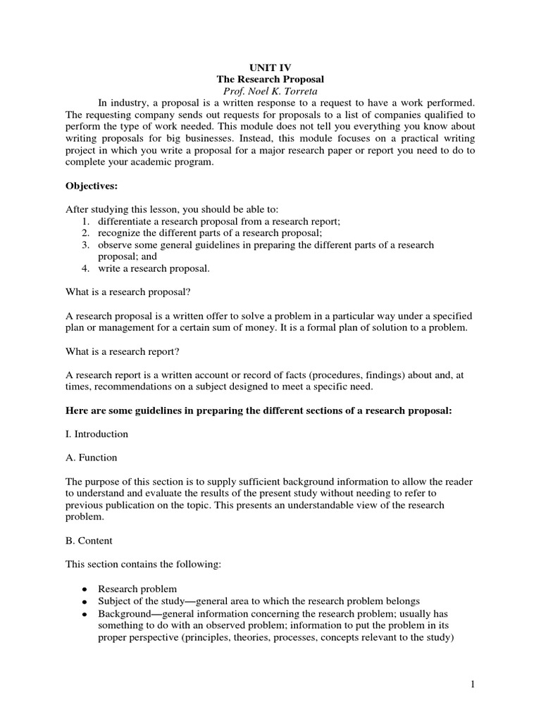 sample of thesis proposal pdf