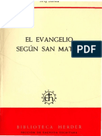 J. Schmid. El Evangelio Según Mateo - Libro