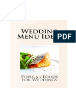 Wedding Menu Ideas